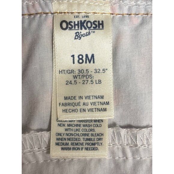 Oshkosh Bgosh Girls Denim Vestbak Dress Lot Of 2 Floral & Eyelet Ruffle Skirts S - Picture 7 of 15